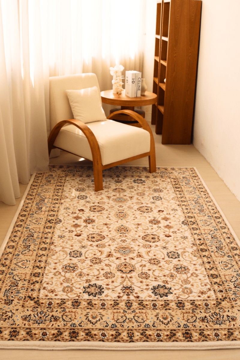 Tapis de jardin blanc | Al Safa | Série Royal Persian